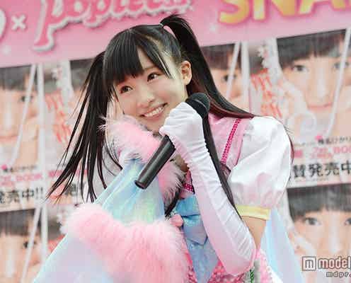 「Popteen」モデルが渋谷でゲリラライブ 型破りな発言に報道陣もたじたじ