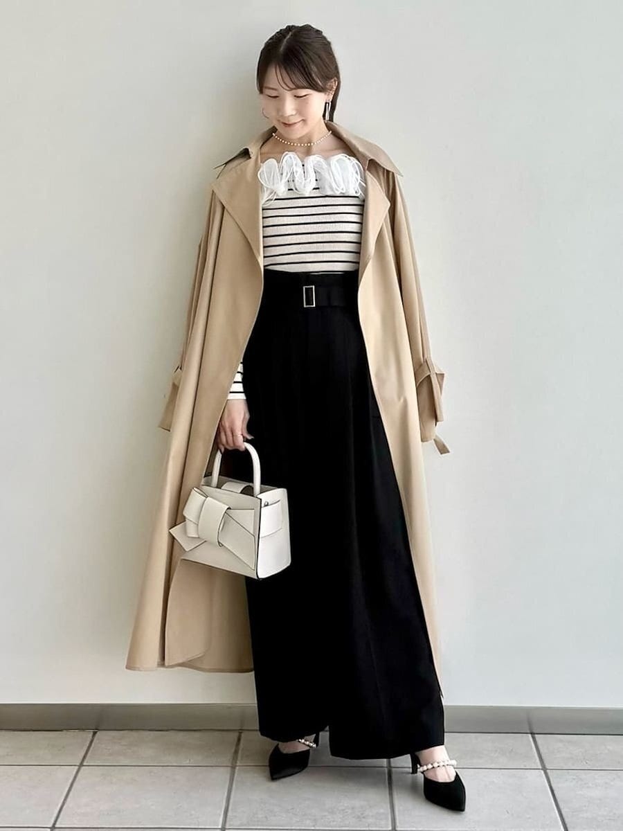 トレンチコート コーデ トレンチコートコーデ3