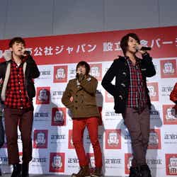 パフォーマンスを披露する大国男児