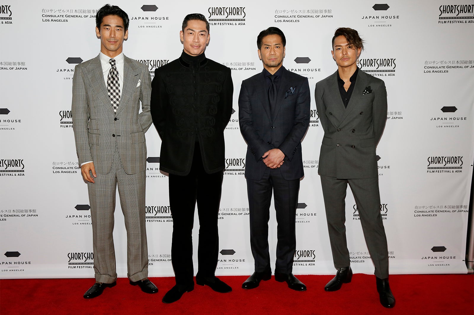 （左から）小林直己、AKIRA、HIRO、今市隆二 （提供写真）