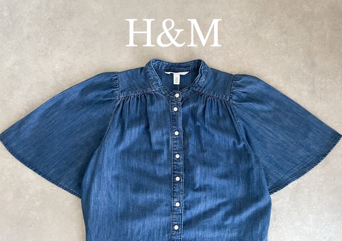 普通のトップスに飽きたら…H＆Mで見つけた♡デニムブラウスで叶える大人の着こなし術