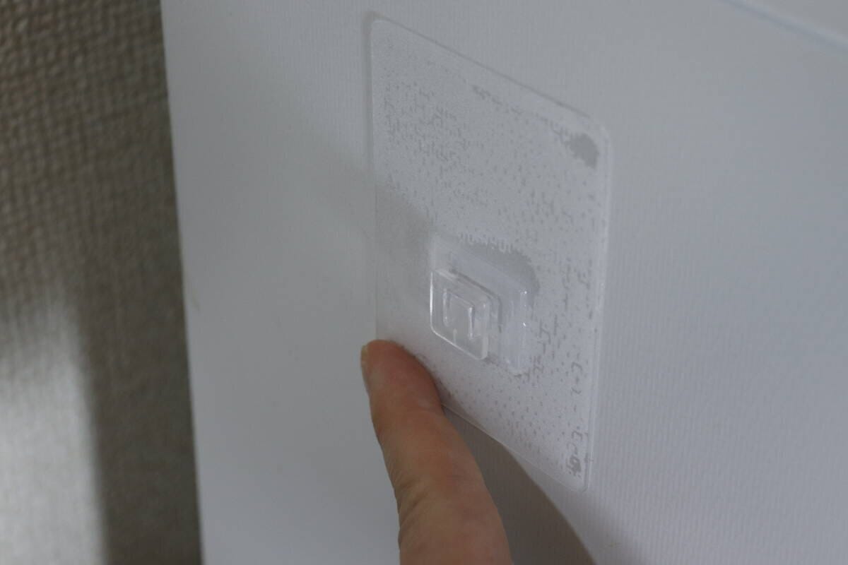 キッチンポリ袋収納ホルダー 粘着シート貼り付け キッチンポリ袋収納ホルダー 粘着シート貼り付け