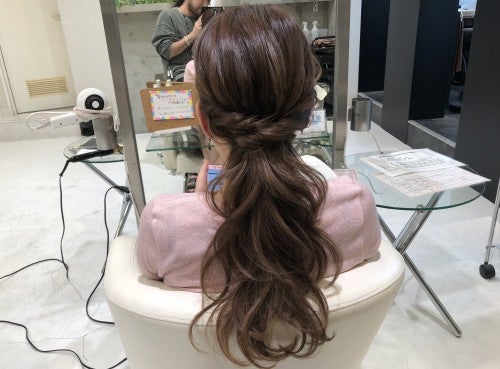 バランスよくラフに崩す