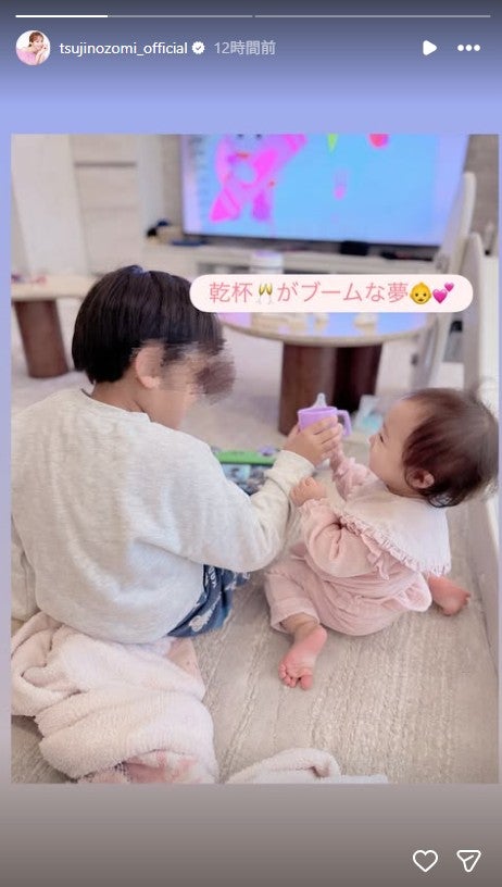 辻希美Instagramストーリーズより