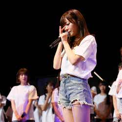 卒業を発表した指原莉乃「HKT48コンサート in 東京ドームシティホール～今こそ団結！ガンガン行くぜ8年目！～」（C）AKS