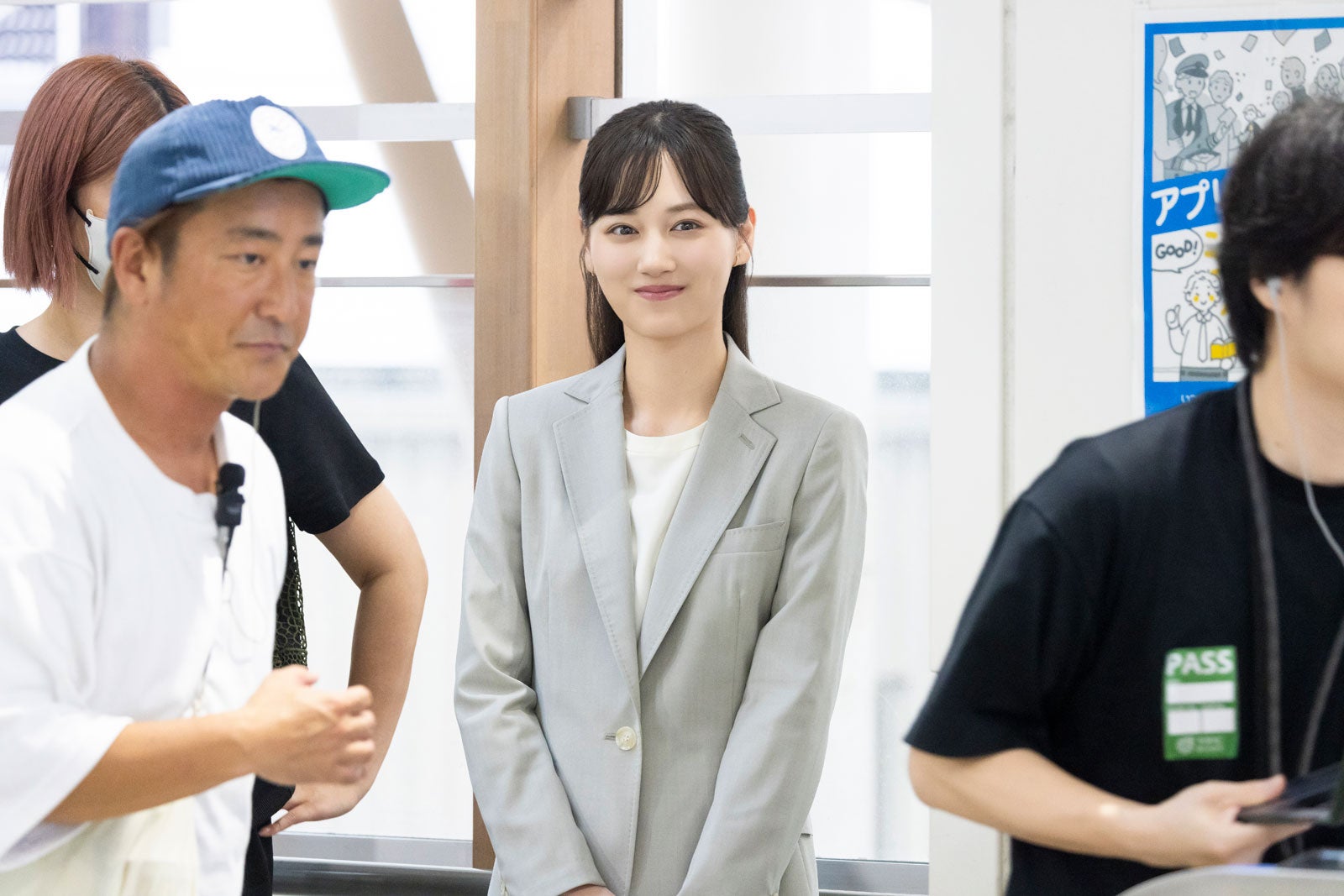 山下美月「小さな毎日、大きな世界」篇メイキングより（提供写真）