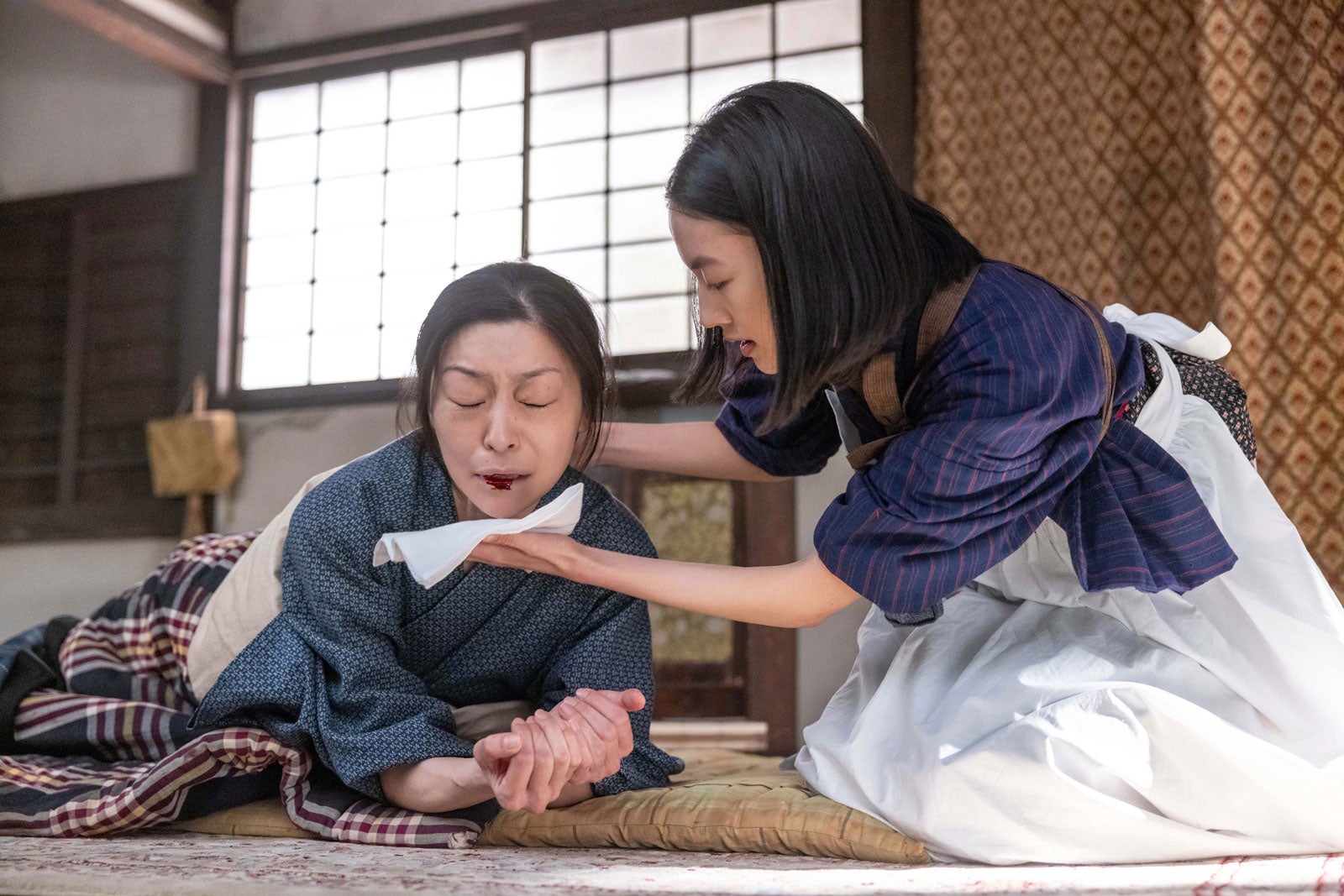 内田慈、上坂樹里「風、薫る」第83話（C）NHK