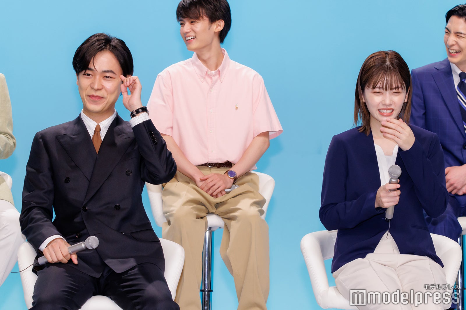 成田凌、藤原大祐、小芝風花（C）モデルプレス