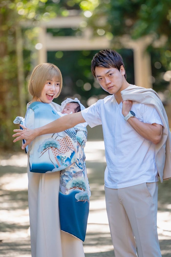 山崎夕貴アナウンサー、息子、おばたのお兄さん/おばたのお兄さん公式ブログより