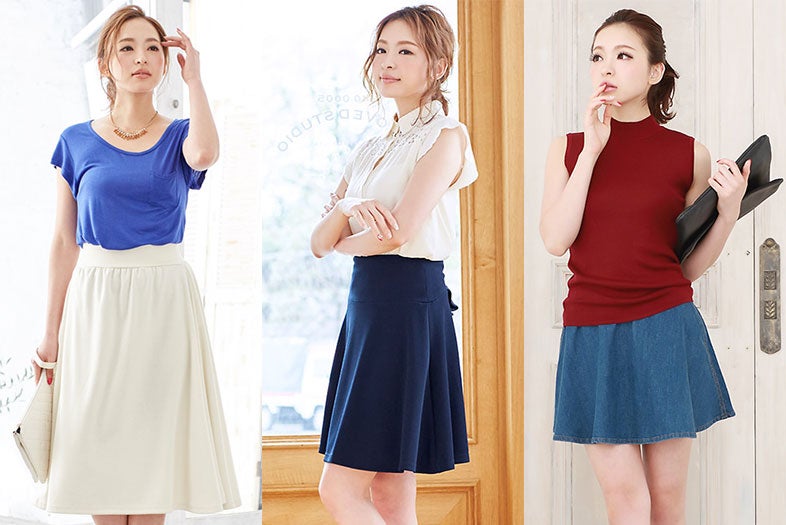 ふわっと可愛い！「フレアスカート」でモテシルエットをゲット