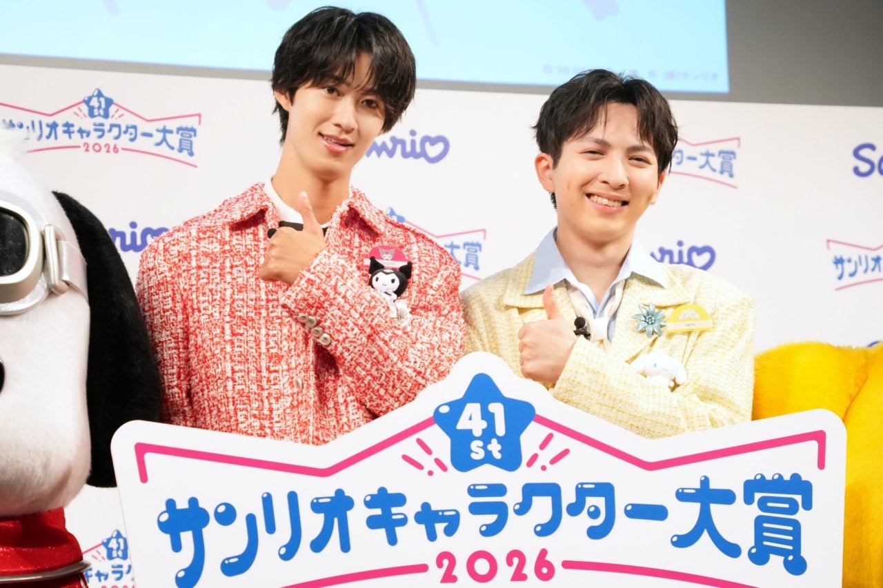 曽野舜太＆吉田仁人、エールを送りたいのは“メンバーとみ！るき〜ず”。サンリオキャラと『爆裂愛してる』も披露