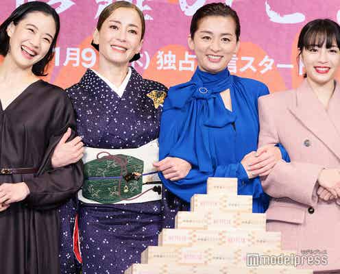 「阿修羅のごとく」“4姉妹”宮沢りえ・尾野真千子・蒼井優・広瀬すず、仲良しオフショットに反響「感激」「可愛すぎる」
