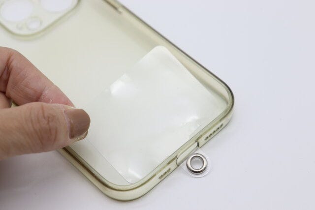 ストラップ（ポップビーズ、シート付き）　スマホシート