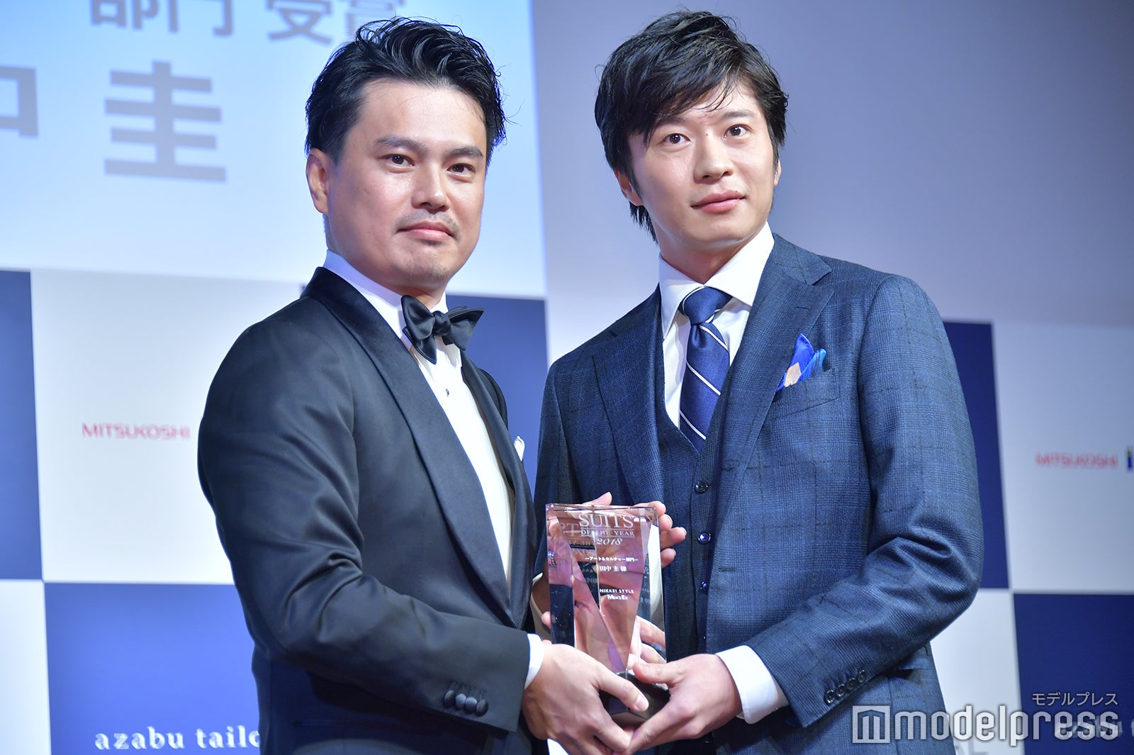 「SUITS OF THE YEAR 2018」アート＆カルチャー部門を受賞した田中圭（C）モデルプレス