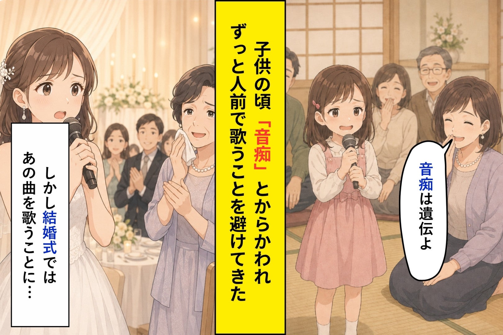 「音痴は遺伝よ」と笑われて２０年、私が結婚式で母に贈った１曲の正体