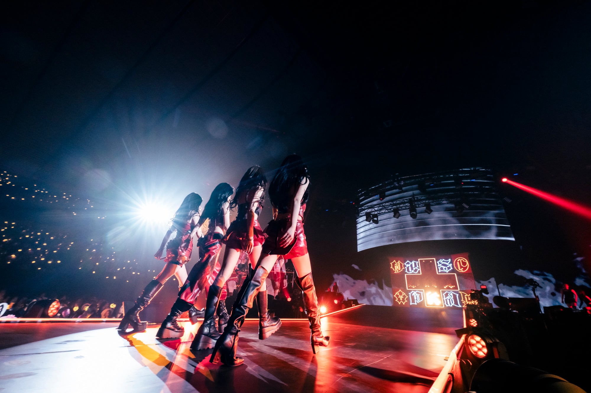 aespa「2025 aespa LIVE TOUR – SYNK : aeXIS LINE – in JAPAN」撮影：田中聖太郎