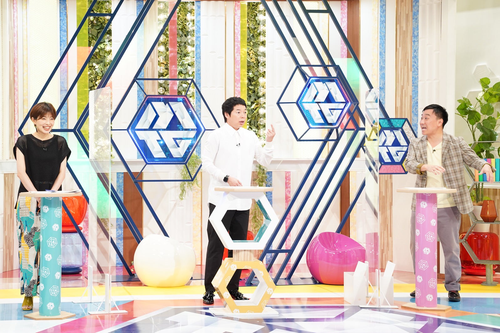 （左から）林マオ、今田耕司、月亭八光（C）読売テレビ