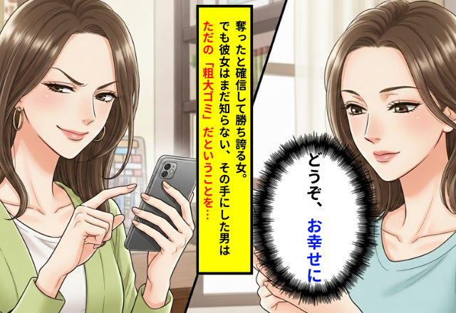 あえて「譲る」という究極の選択。モラハラ夫と浮気相手の末路