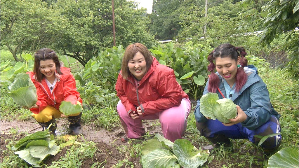 福田麻貴、かなで、ゆめっち（C）TBS
