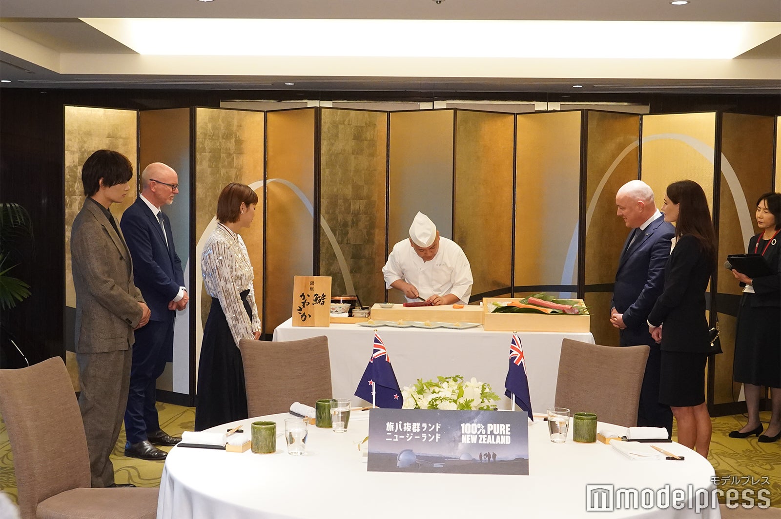 佐野勇斗、上野樹里、クリストファー・ラクソン ニュージーランド首相、アマンダ・ラクソン首相夫人（C）モデルプレス