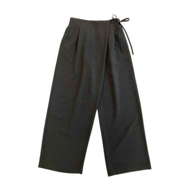 しまむら ラップ風ワイドパンツ しまむらのラップ風ワイドパンツ
