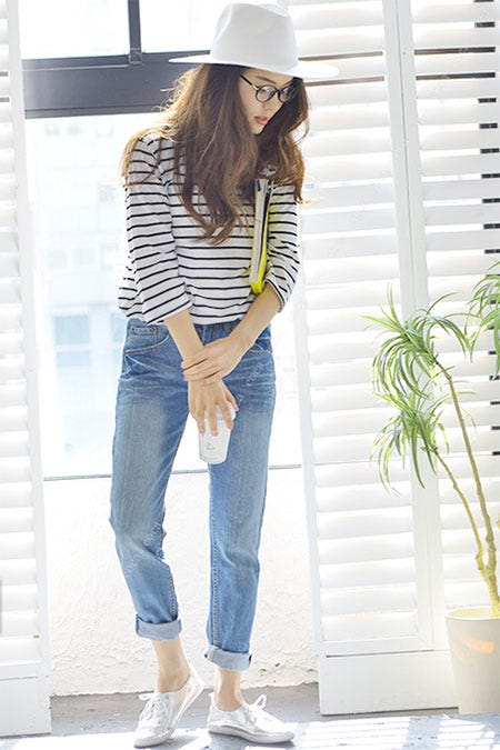 すっきりシルエットボーイフレンドデニム「coca」3,990円(税込)