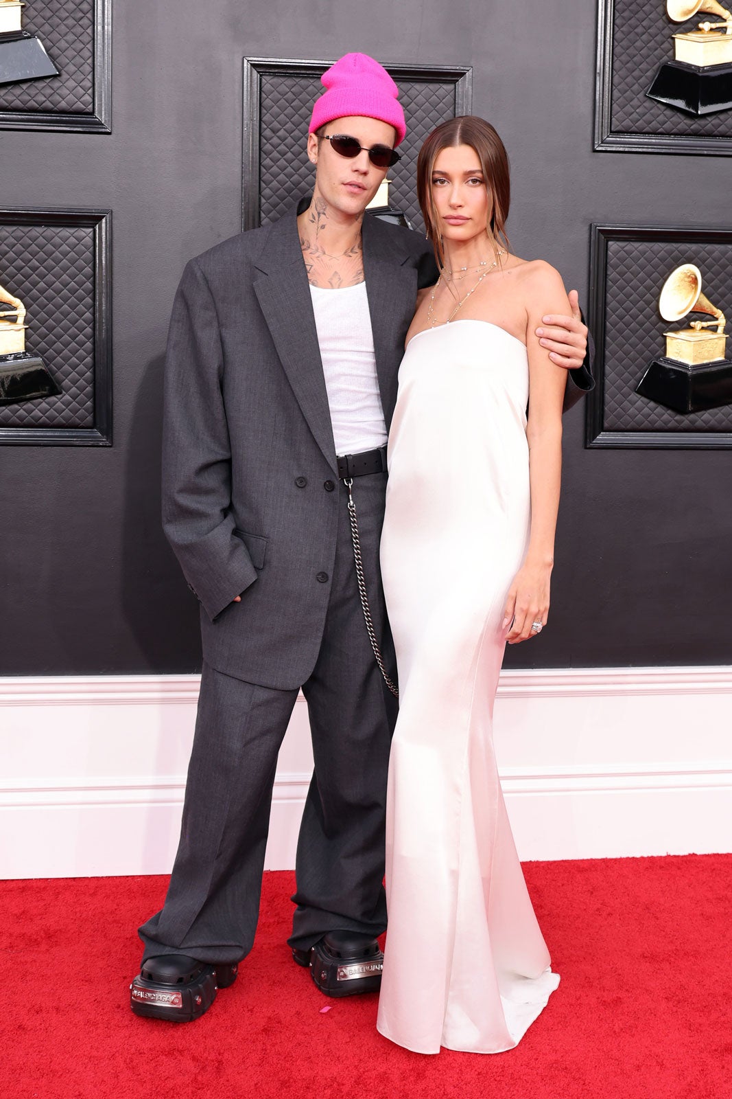 ジャスティン・ビーバー、ヘイリー・ビーバー／Photo by Getty Images