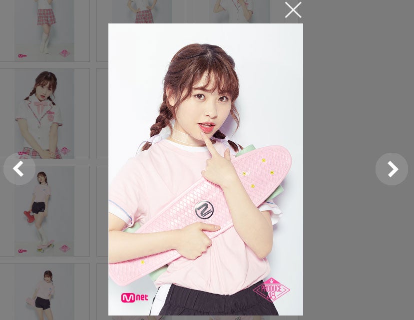 中西智代梨／PRODUCE48公式サイトより