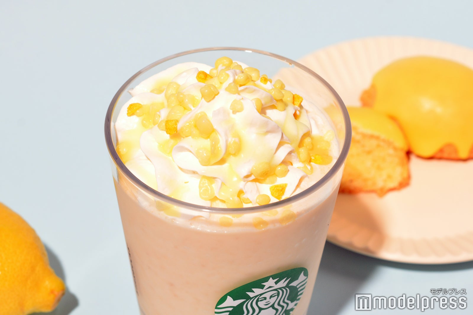瀬戸内 レモンケーキ フラペチーノ（C）モデルプレス