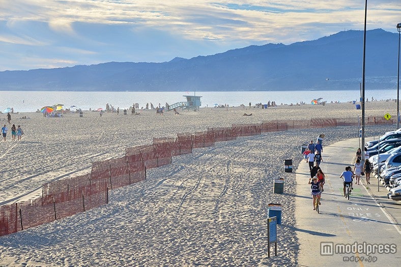どこまでも続くビーチ