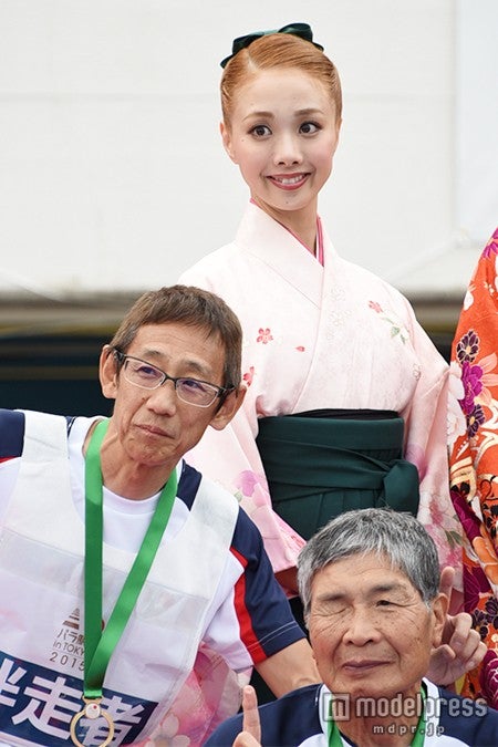 「パラ駅伝」の表彰式