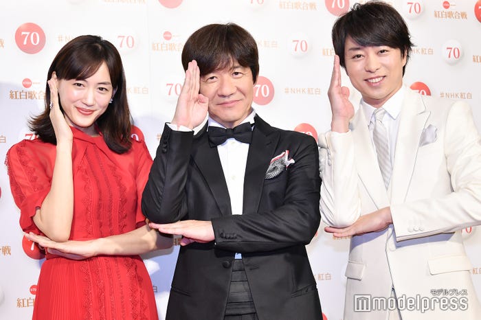 綾瀬はるか、内村光良、櫻井翔(C)モデルプレス