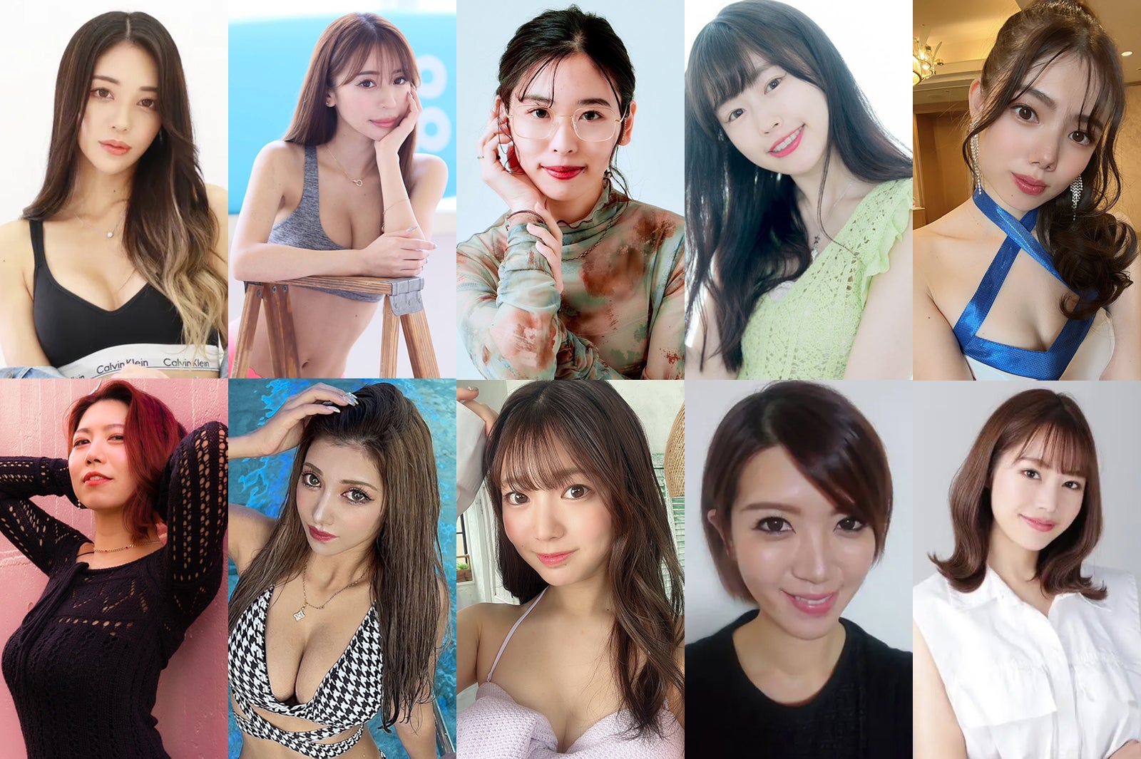 「K-1 GIRLS 2023 × ミスモデルプレス オーディション」中間速報ランキングトップ10