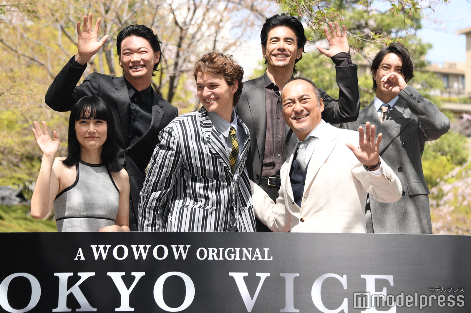 （下段左から）菊地凛子、アンセル・エルゴート、渡辺謙（上段左から）笠松将、伊藤英明、山下智久（C）モデルプレス