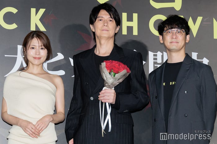 有村架純、福山雅治、田中亮監督(C)モデルプレス