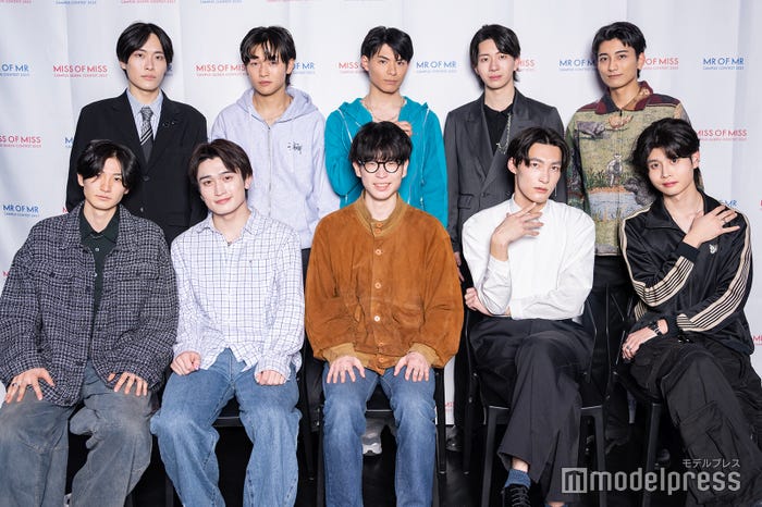 (前列左から)太田侑吾、山崎貴裕、井内隆一、木村向太、小路煌太(後列左から)細川颯太、高木愛斗、村山恵斗、本間勇気、木村陸(C)モデルプレス