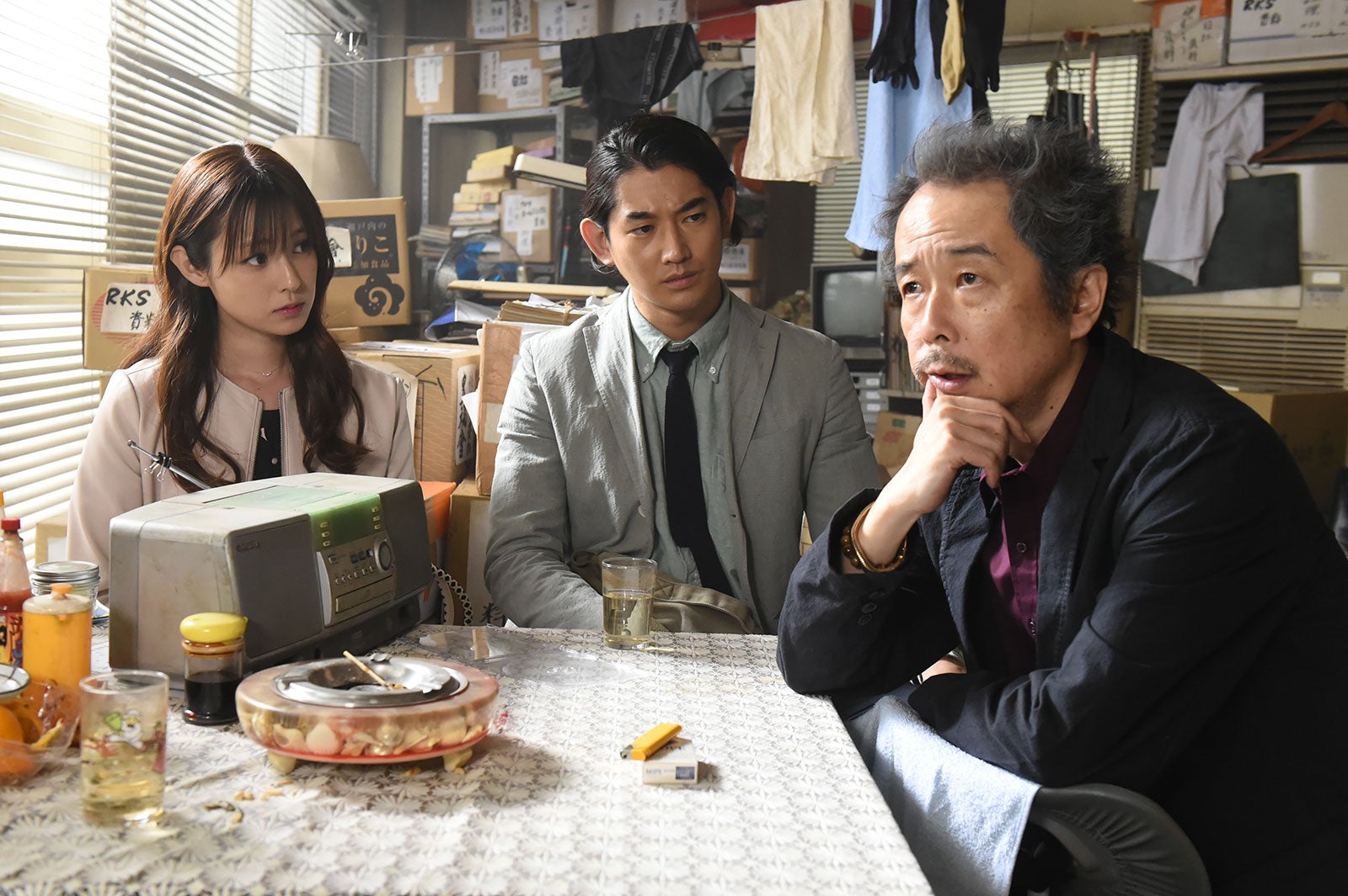 深田恭子、瑛太、リリー・フランキー（C）TBS