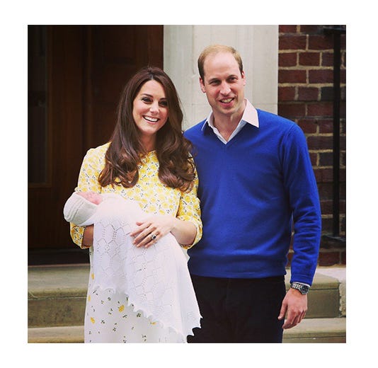英キャサリン妃、第2子出産　ウィリアム王子とプリンセスをお披露目／ケンジントン宮殿Instagramより【モデルプレス】