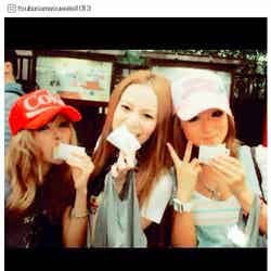 （左から）益若つばさ、樋口智子、鈴木奈々／Instagramより