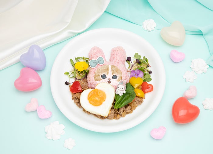 マイメロディのガパオにゃイス税込1,760円(C)mofusand (C)2023 SANRIO.CO.,LTD. APPROVAL NO. L637383