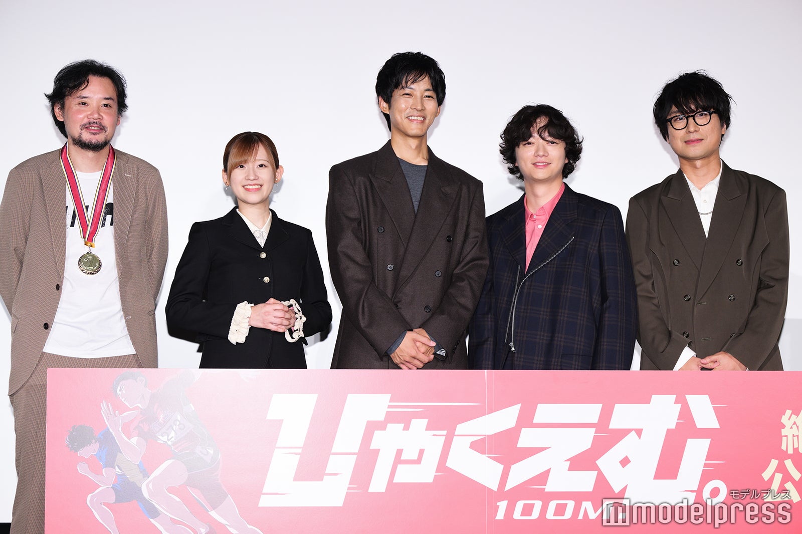 岩井澤健治監督、高橋李依、松坂桃李、染谷将太、笠間淳（C）モデルプレス