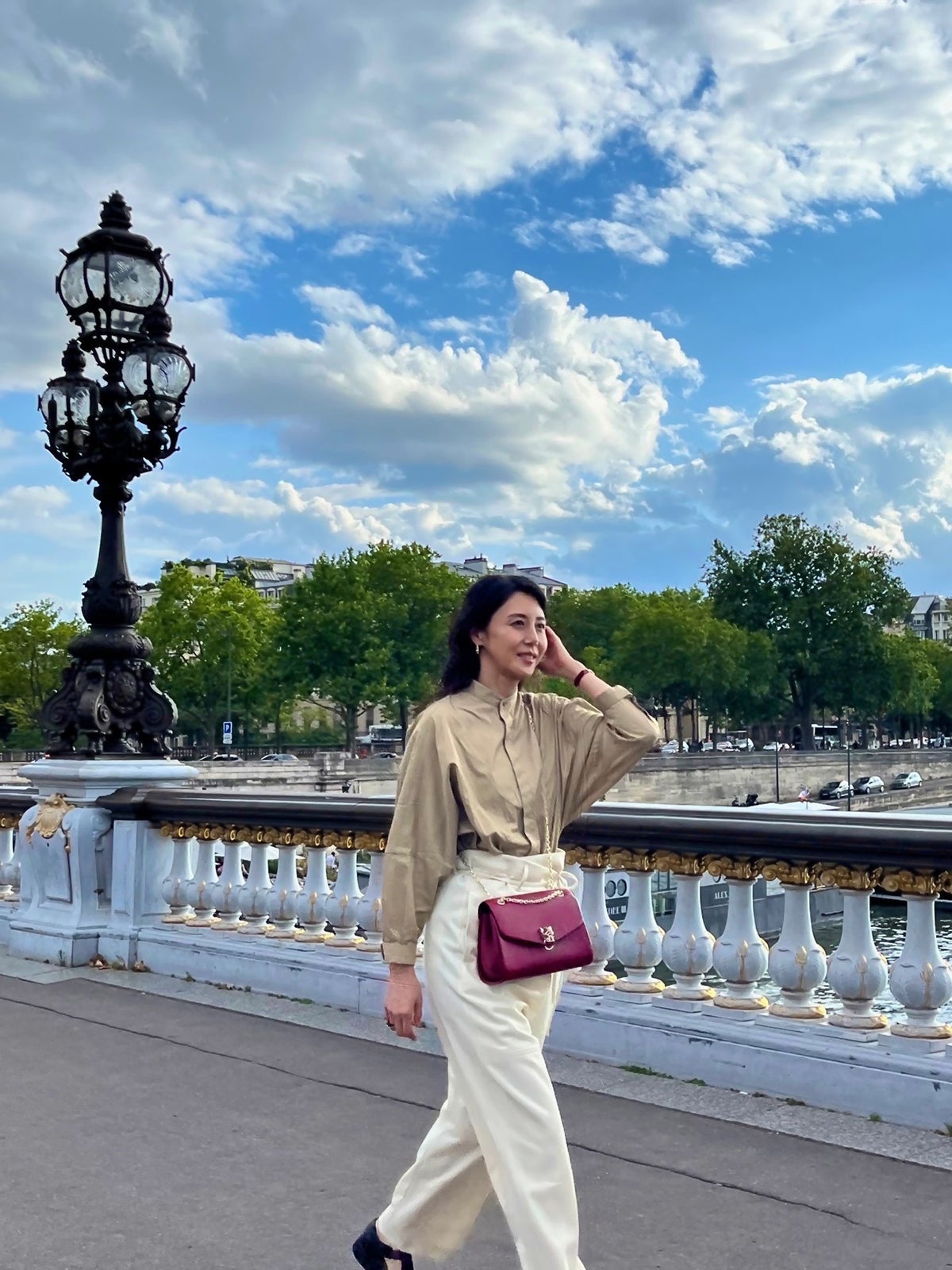 松嶋菜々子、5年ぶり渡仏 日本のテレビ初公開の場所へ