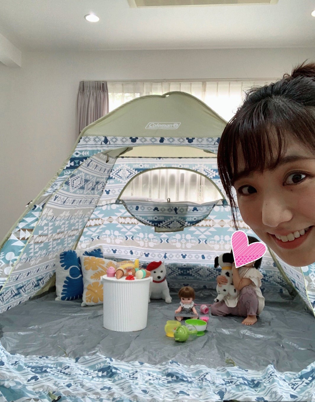 お家でキャンプ気分（提供写真）