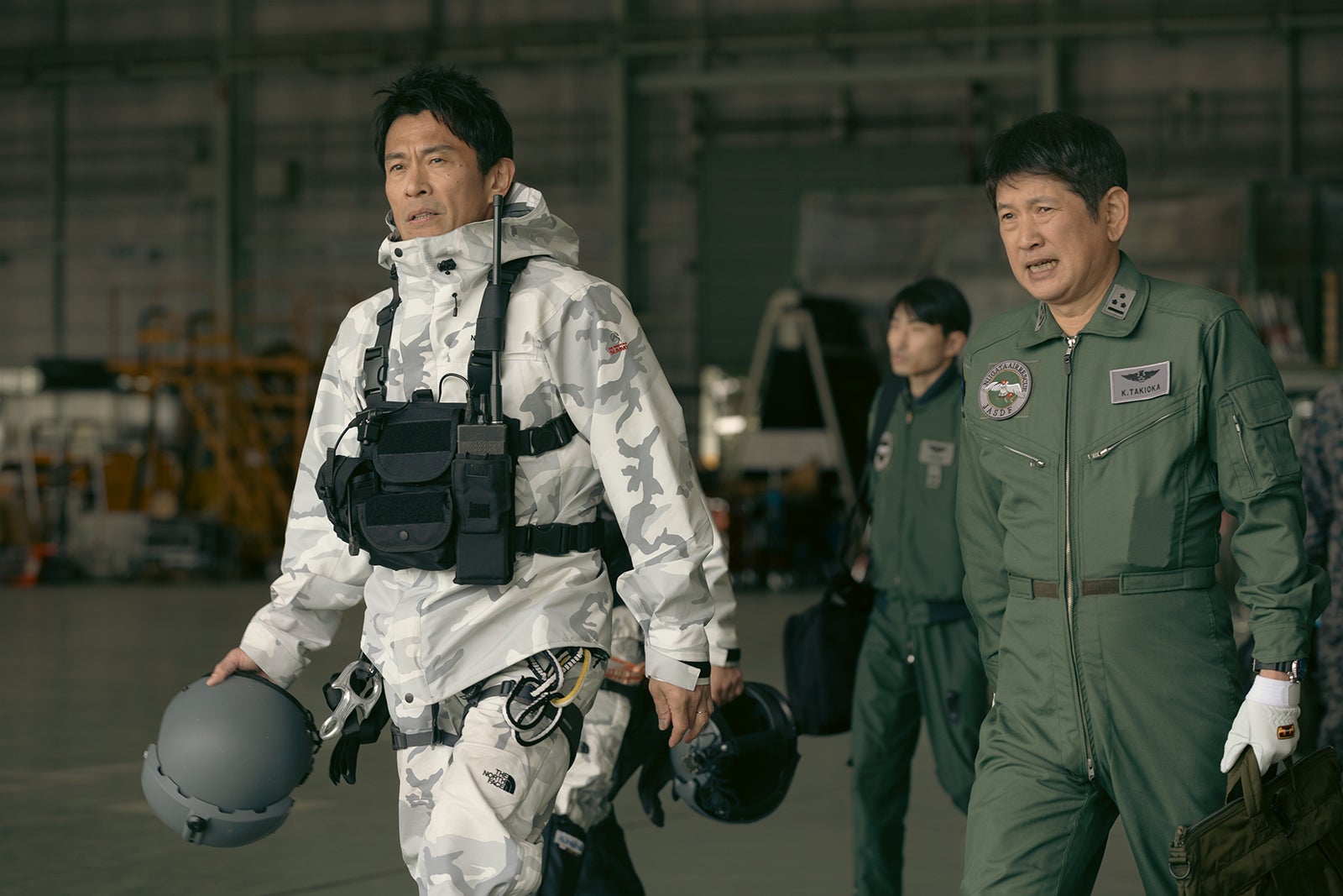 内野聖陽、長谷川朝晴「PJ ～航空救難団～」第1話（C）テレビ朝日