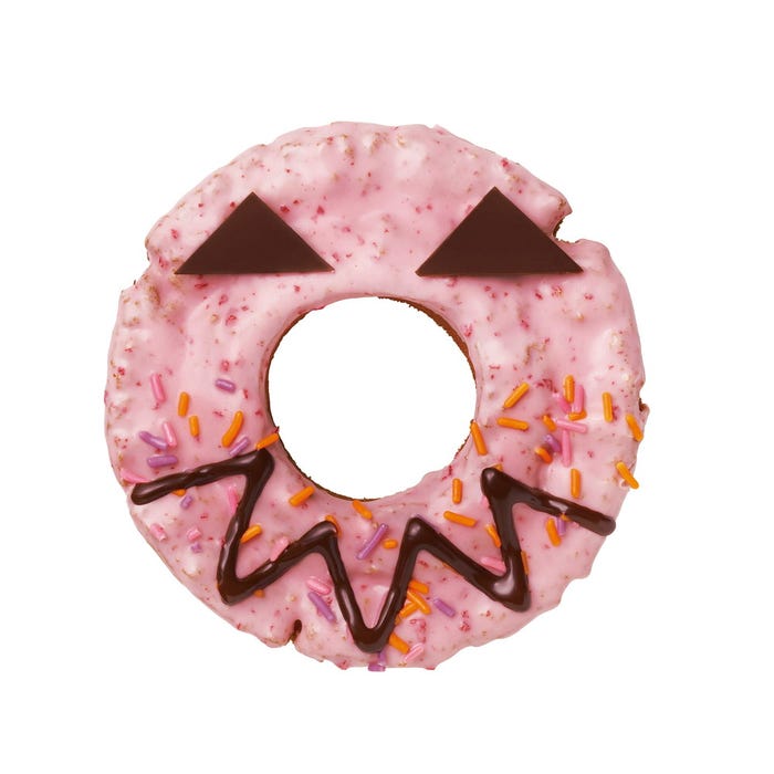 ミスドジャックランタン ピンク/画像提供:ダスキン