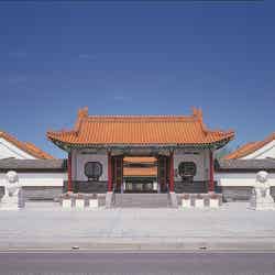 建物は本場中国の資材を使い、仮組したものを解体し日本に運び、中国人技術者の下建てられた。（提供画像）