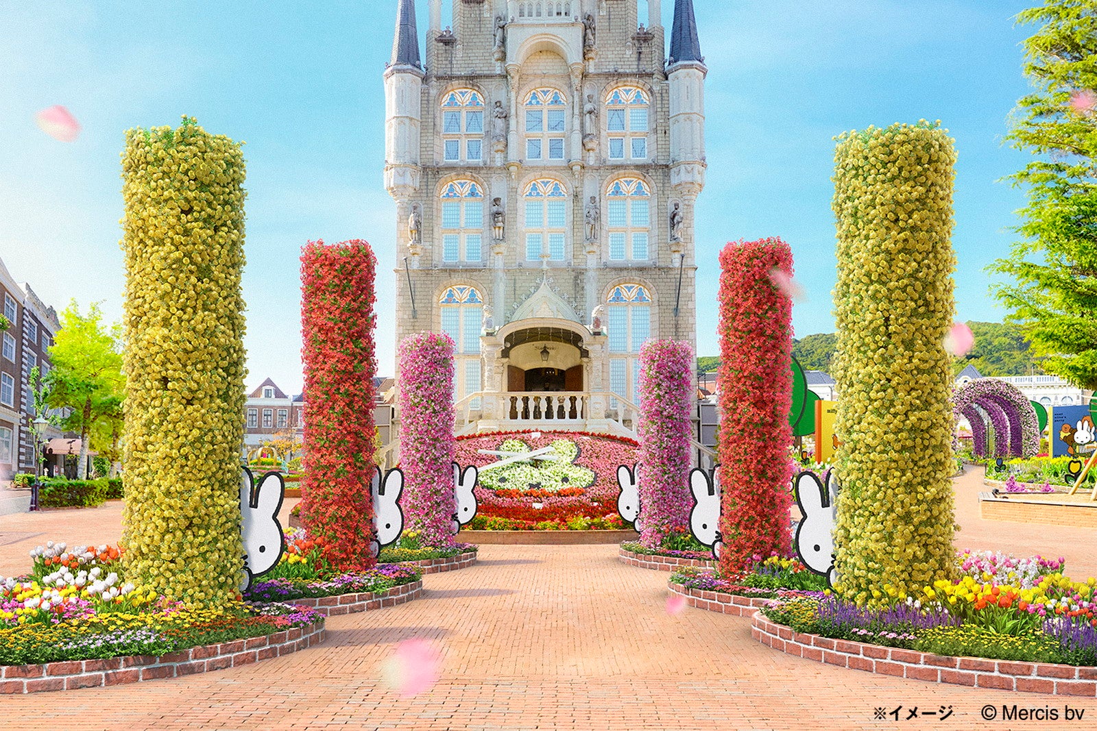 ミッフィーのフラワーブルームガーデン／提供画像