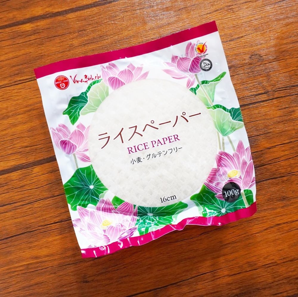生春巻きには定番のライスペーパー