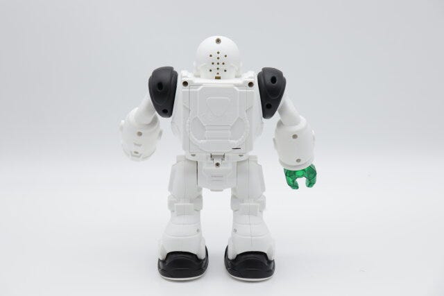 ダイソー　電動ロボット　デザイン