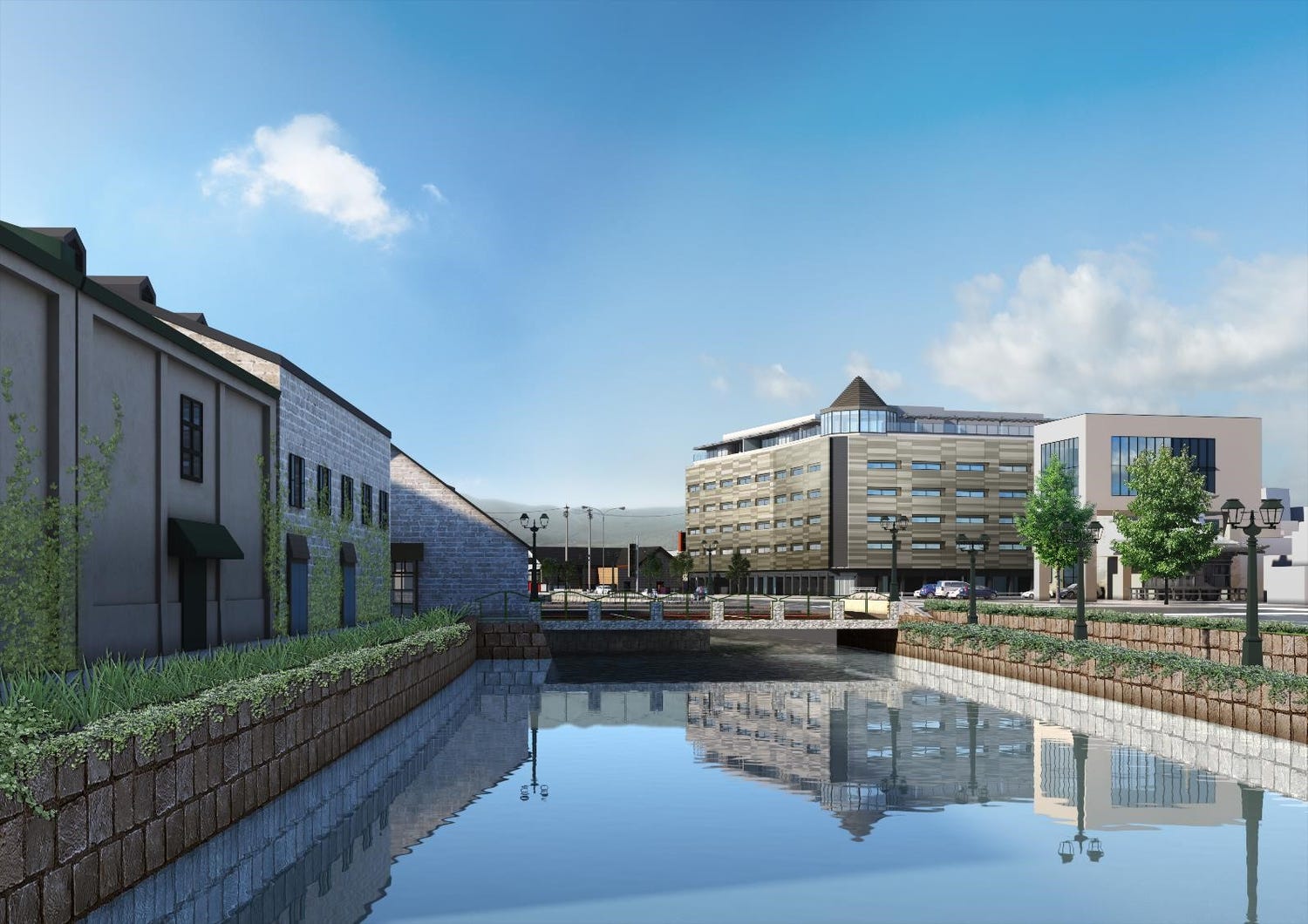 小樽の街並みと調和するデザインホテル「小樽グランベルホテル」2025年開業 BARテラスや大浴場併設